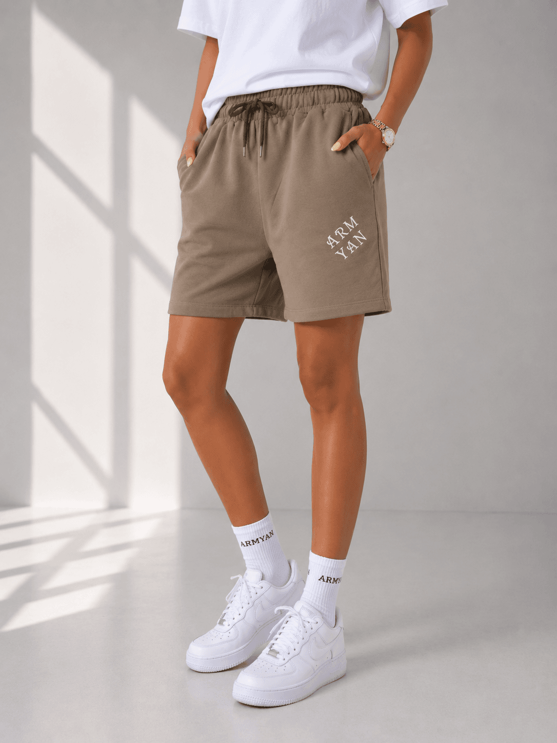 Olive Premium Arm Yan Short